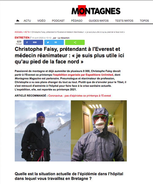 Montagnes Magazines - Christophe Faisy