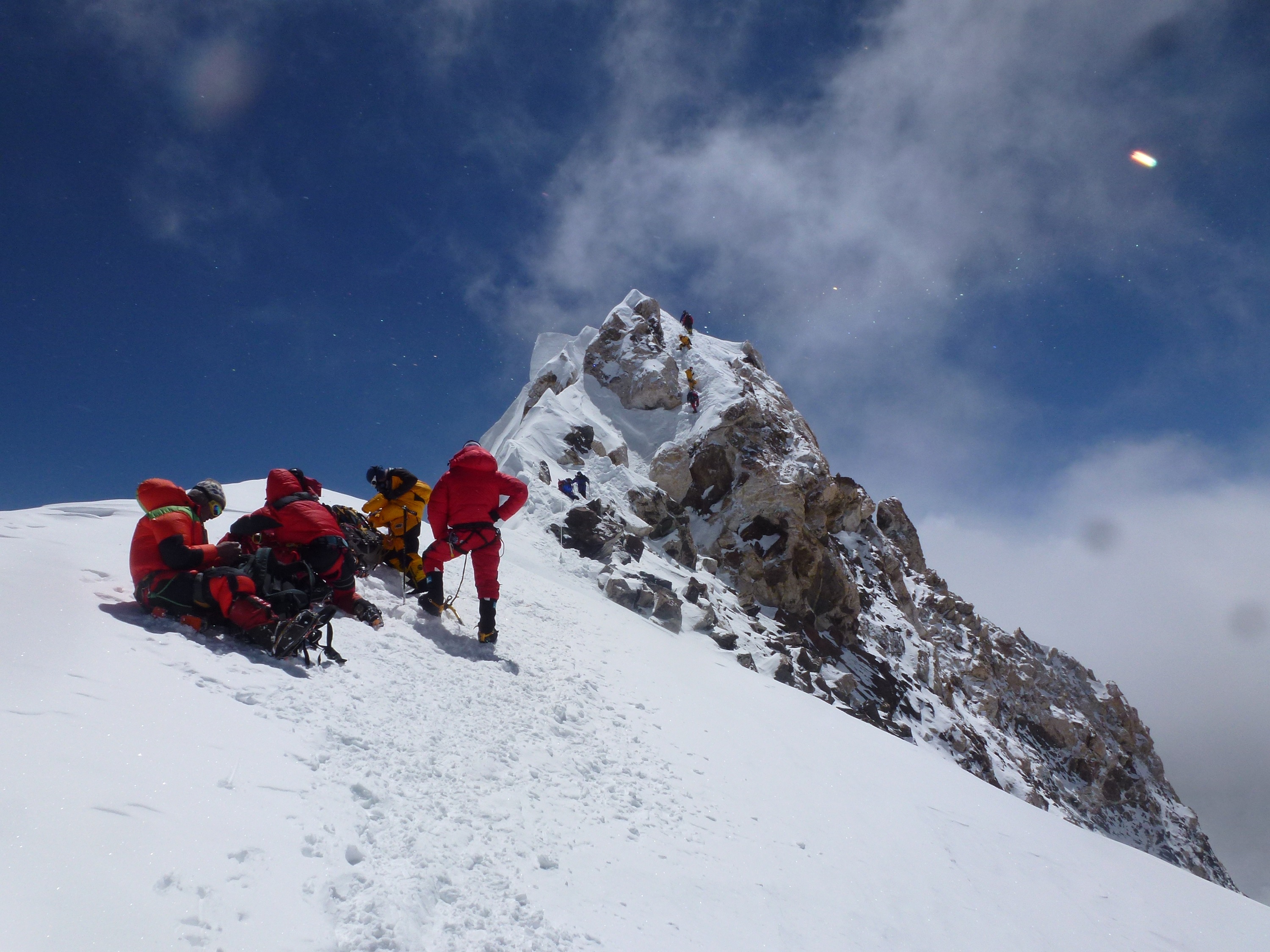 Antécime du Makalu par Michel Baronian