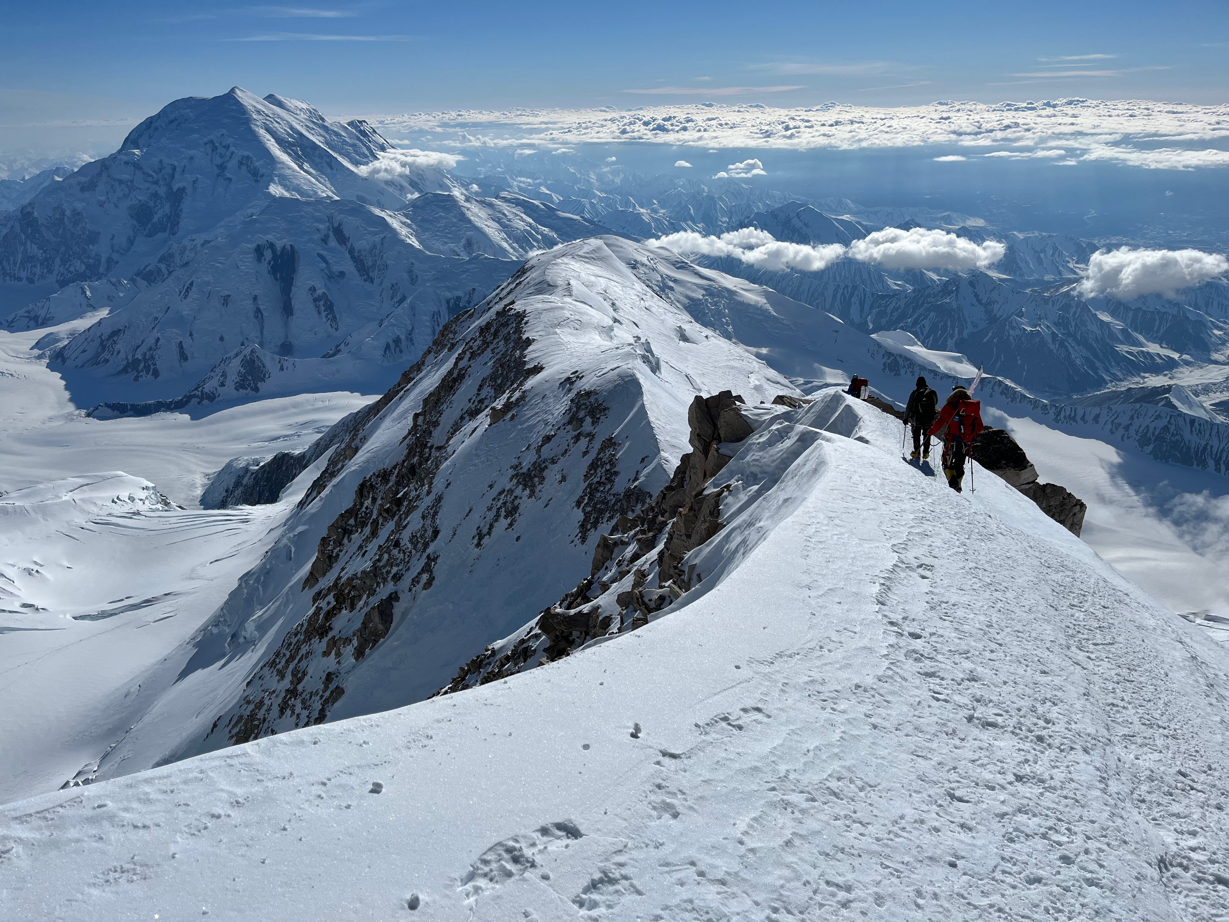 Ascension du mont Denali en Alaska - Arrête terminale