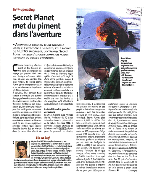 Tour Hebdo - SECRET PLANET met du piment dans l'aventure