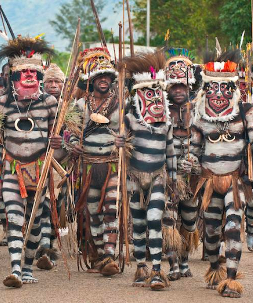 Cérémonie en Papouasie-Nouvelle-Guinée