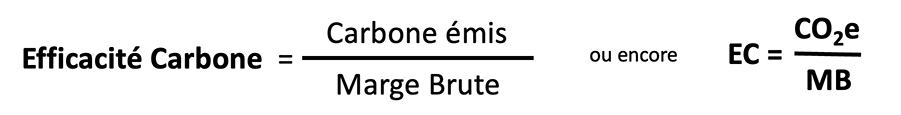 Definition of Carbon Efficiency KPI for Secret Planet
